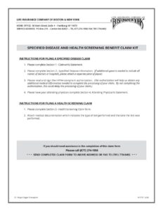 Ny 757 Organ Transplant Claim Kit 5 26